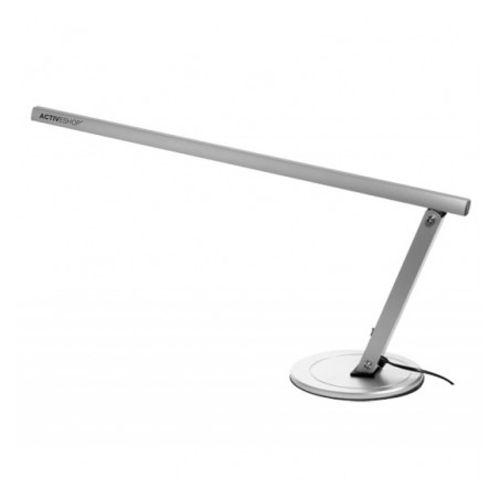 Lampa na biurko slim led aluminium - srebrny metalik